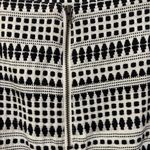 Loft  Black & White Geometric Knit Pencil Skirt‎ Size 14 Photo 4