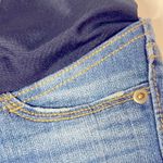 Isabel Maternity Crossover Panel Skinny Crop Blue Jeans with Power Stretch. New! Photo 9