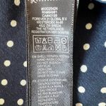 Forever 21 Navy Blue and White Polka Dot Dress with Notched Collar Photo 6