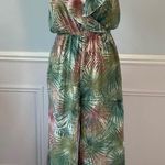 O'Neill Women's Aurelia Woven Jumpsuit Size Large Vacation Festival Wide Leg Photo 2