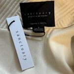 Sanctuary Textured Knit Long Sleeve Shacket Snap Closure Pockets Cream NWT Small Photo 8