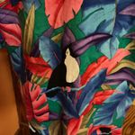 Vintage 80s California crush Hawaiian toucan shirt Size M Photo 6