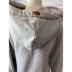 Wanakome  Athena‎ Hoodie Pullover Sweatshirt size Small Shacket Asymmetrical Gray Photo 9