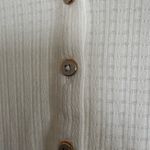 Gloria Vanderbilt  Cream Textured Top Photo 3