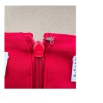 Albert Nipon Vintage Red Rhinestone Bow Evening Cocktail Holiday Dress As Is 8 Photo 8