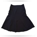 Aritzia Wilfred Reyna High Rise Crepe Midi Skirt Flared Zipper Black Size 0 Photo 8