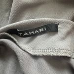 Tahari Gray Sleeveless Mock Neck Top Size S Photo 3