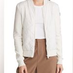 Save the Duck Beta Hybrid Water Repellent Quilted Bomber Jacket Off White Medium Photo 0