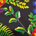 Violet+Claire Black Vibrant Colorful Floral Chiffon Tank Size M Photo 6