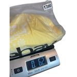 Strapless Smocked Yellow White Bohemian Vacation Beach Pool Dress S Photo 8