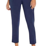 Banana Republic Womens Blue Tapered Pull on Crop Slacks 8 Photo 0