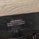 ZARA  Premium Denim Black Skinny With Jewelry Patches Size 4 Photo 3