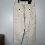 Banana Republic NEW Pants Womens 29/8 Lou Ultra High Rise Cargo Pockets Cream Photo 2