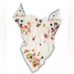 J.JILL embroidered triangle shawl/scarf cream with vivid colors‌‌ White Size M Photo 8