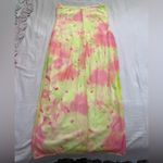 Stradivarius  Pink and Yellow Floral Maxi Dress Photo 3