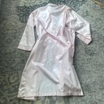 Ann Taylor II Vintage Full Length Robe Light Pink Large Photo 8
