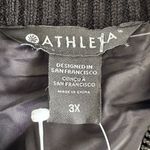 Athleta  Hanover Hybrid Jacket Women's Size 3X Black Puffer Knit‎ NWT Photo 3
