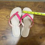 Rebecca Minkoff Womens Fiona Flip Flops Sandals Pink Studded Sz 6.5 M Beachy EUC Photo 4