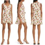 Likely  Vera Floral Print Faux‎ Wrap Mini Sleeveless Dress Womens Size 8 NEW Photo 1