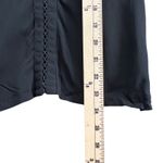 Lou Barok LBK Paris Blouse Womens S Silk Soie Coco Top Long Sleeve France Chic Black Photo 7