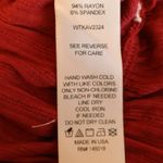 Lost + Wander Lost Wander Raspberry Ribbed Mock Neck Top Smocked Crop Waist NWT USASize XS Photo 5