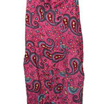 Sacred Threads  Pink Paisley Wide Leg Jumpsuit Overalls Women's L/XL Photo 0