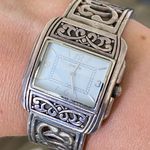 Chico's vintage silver cuff watch rectangle face Photo 6