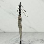 Angel Wings Dangle Silver Tone Earrings Pierced Pair Photo 1