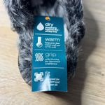 Sporto  Jasmine 2 Black Suede Faux Fur Lined Slippers Women M Indoor Outdoor Cozy Photo 9