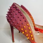 Steve Madden Testy Pointed Yellow Orange Purple Ombre Spiked 6.5 Photo 5