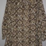 White Stag WS 2X Gold Brown Tan Tunic Top Plus Photo 0