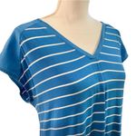 Adrienne Vittadini WOMEN’S 𝅺 blue/white stripe top Photo 2