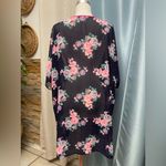 Blvd  Floral Kimono with Pink and Green Accents size M/L Photo 2