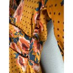 Free People  Morning Light Floral Retro Printed Long Sleeve Mini Dress Size 2 Photo 8