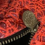 Pink Crochet Glitter Cosmetic Bag. Photo 2