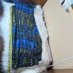 Derek Heart  One-Piece Romper Jumpsuit Blue w/ Peacock Feathers Size Small Photo 6