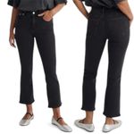 Madewell Black Curvy Kickout Crop Jeans Photo 1