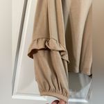 Fantastic Fawn Women's Oatmeal tan balloon sleeve blouse size Large New Photo 2