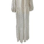 Anthropologie  Augustine Tiered Sheer Maxi Dress Milk Maid Cottagecore L Photo 5