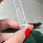 Free People  Intimately Green V Neck‎ Floral Lace Long Sleeve Top Photo 4