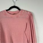 Free People Tasha Puff Sleeve Thermal Top Sz XS Photo 2