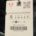 ZARA NWT  Velvet Light Green Cut Out Buckle Dress Size Small Photo 8