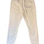 Burberry Women’s  Brit Relaxed fit mid rise white denim jeans size 28 Photo 1