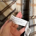 ZARA  Neautral Plaid Shacket Photo 8