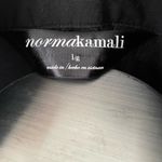 Norma Kamali  Black Retro Style drop waist Shirt Dress Photo 2