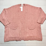 Topshop NWT -  - Women’s Pink Sweater Cardigan - Size Medium  Photo 0