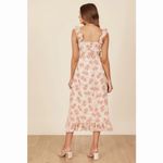 Park & Fifth Cream and Red Floral Midi Jubilee Dress NWT Pink Photo 4