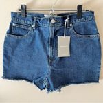 Everlane NWT The Way-High Denim Jean Short 30 Cutoff Jorts Medium Wash Photo 0