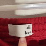 Aritzia Wilfred Free Shimada red track pants with ankle zip size XXS Photo 9
