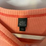 Wild Fable NWOT Ribbed Cropped Long Sleeve Orange top size small Photo 1